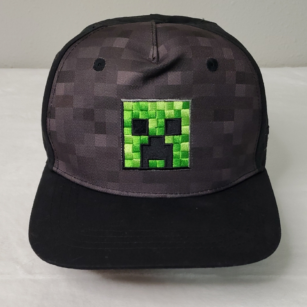 Minecraft Embroidered Creeper Baseball Hat Adjustable Snapback Cap One size